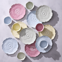 Yellow Floral Accent Decorative Plates, Set of 4 - Image 5