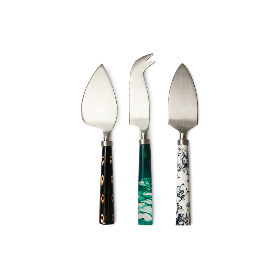 Colorful Cheese Knife Set - 3 Pieces